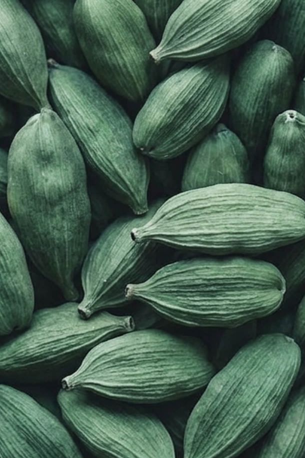 ingredienti freschi selezionati per le conserve artigianali Jovilios - cardamomo